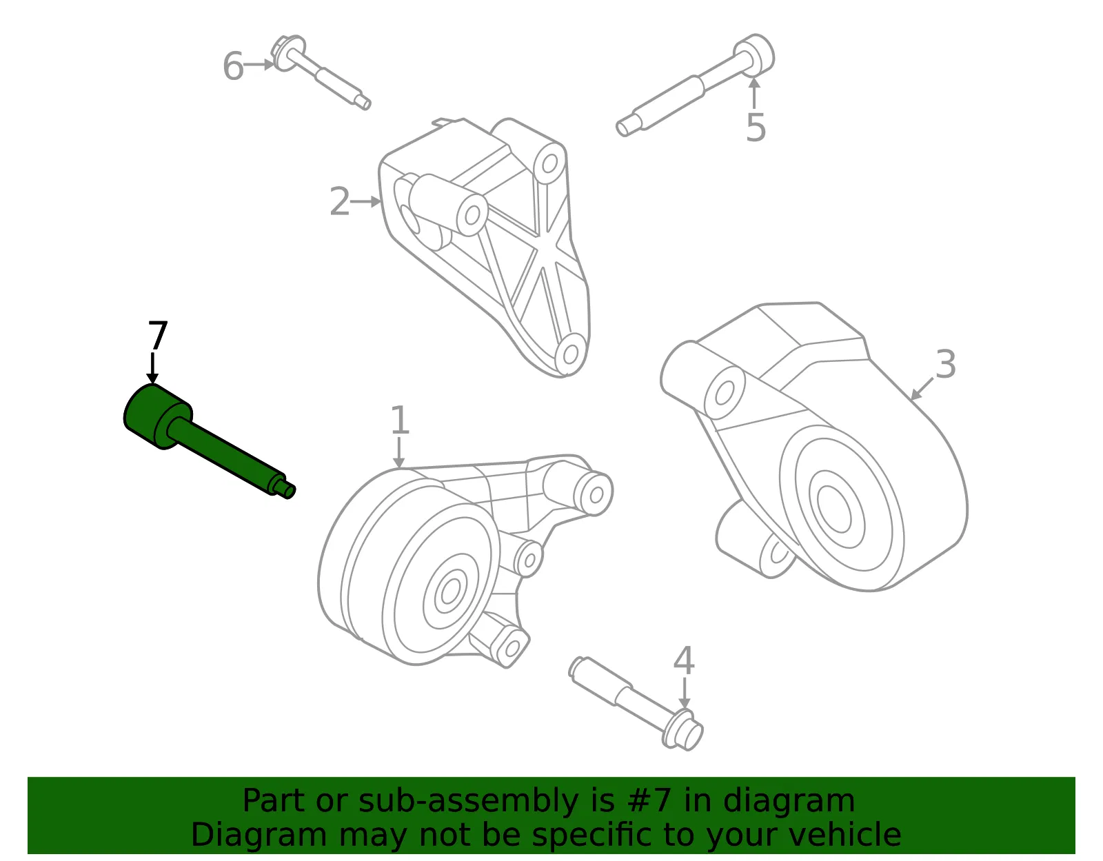Dynamic Damper - Nissan (11246-5MP0A) - view 2