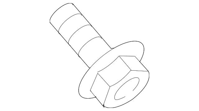 Front Mount Bracket Mount Bolt - Nissan (11298-ZV00A) - view 2