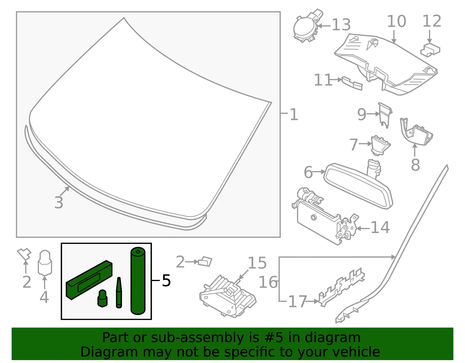 Adhesive Kit - Volvo (1161821) - view 2