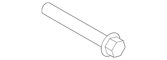 Pump Mounting Front Bolt - Driver's Side (LH) - Nissan (11916-1P10A)