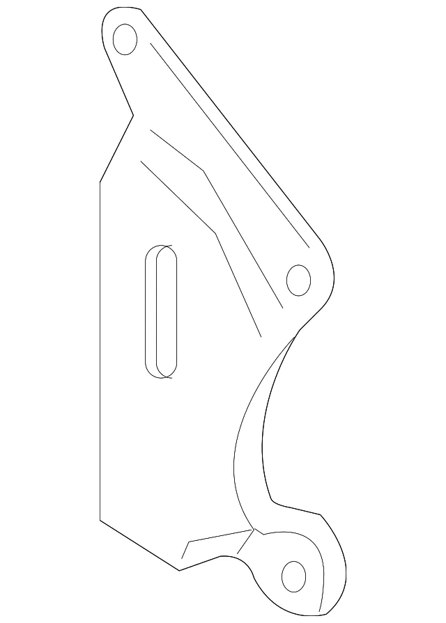 A/C Drive Belt Idler Pulley Bracket - Nissan (11926-AL510)