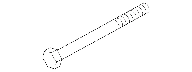 Accessory Drive Belt Idler Pulley Bolt - Nissan (11928-7S00A)