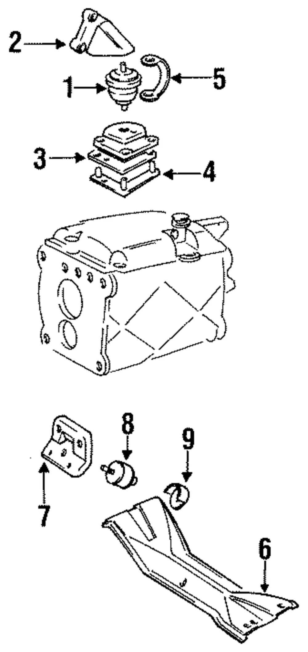 Trans Mount Bracket - Volvo (3507501)