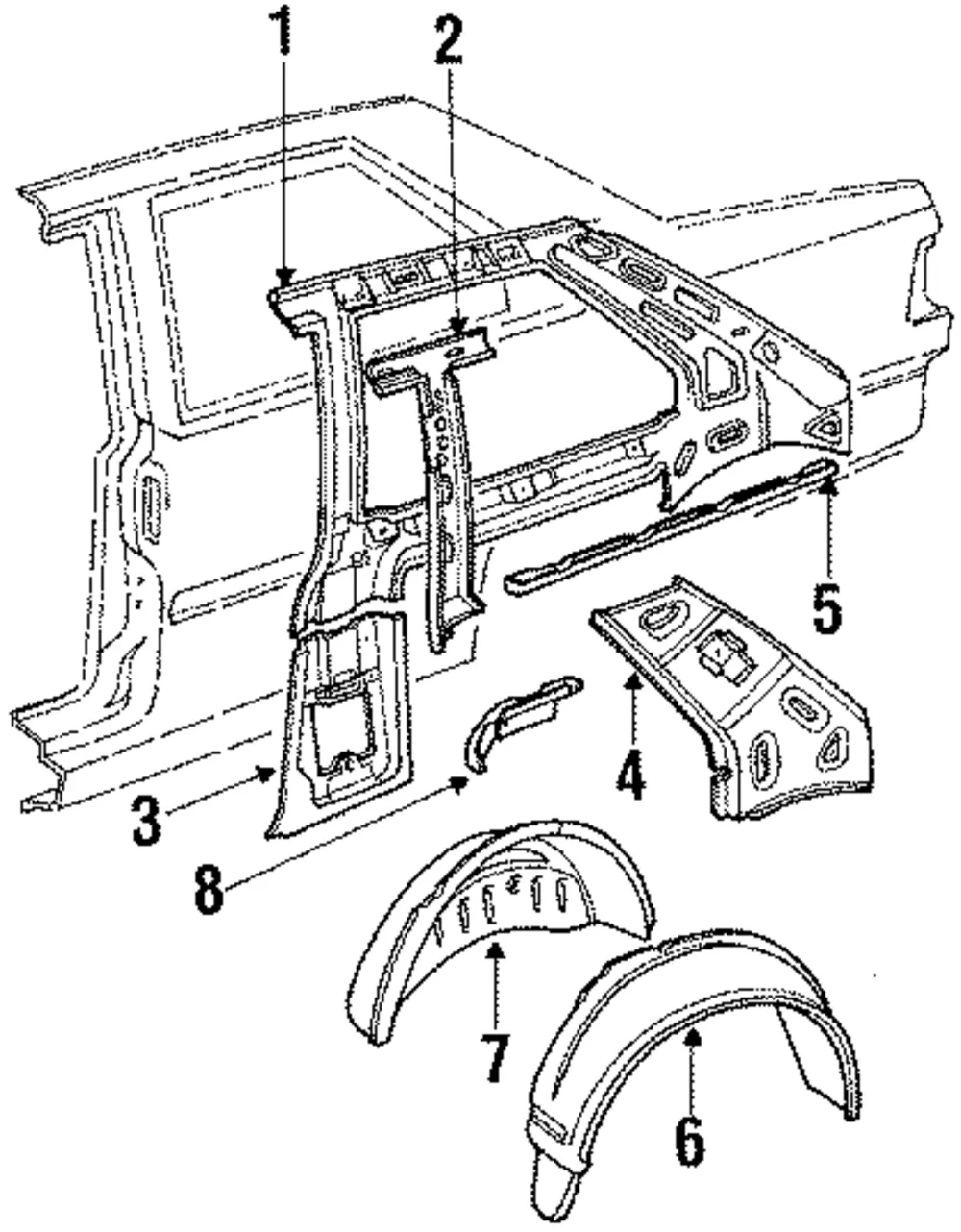 Reinforcement Brace - Volvo (1384179)