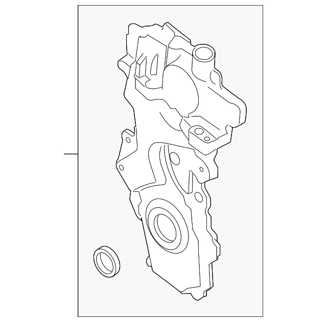 Front Cover - Nissan (13500-ET00A) - view 2