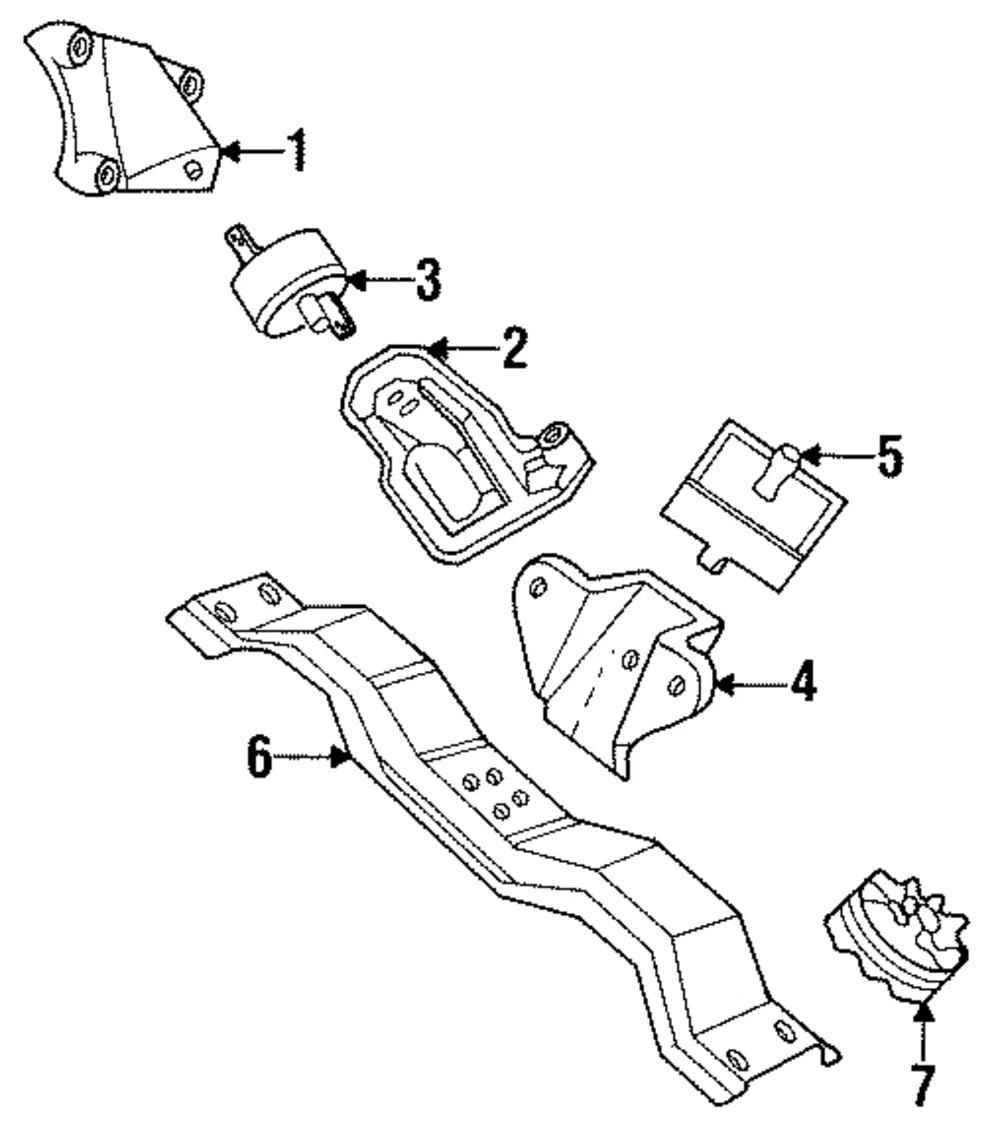 Mount Bracket - Passenger Side (RH) - Volvo (8250138)