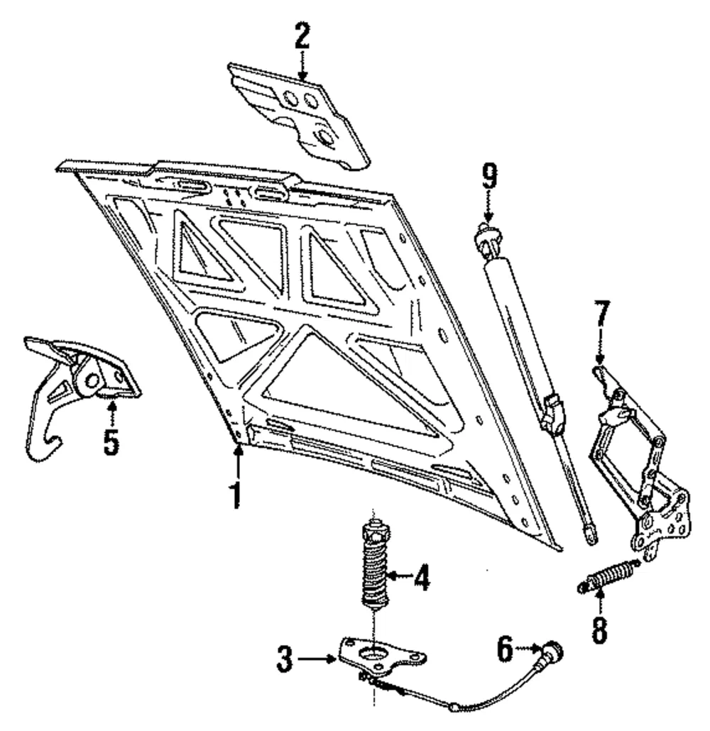 Release Cable - Volvo (1380458)
