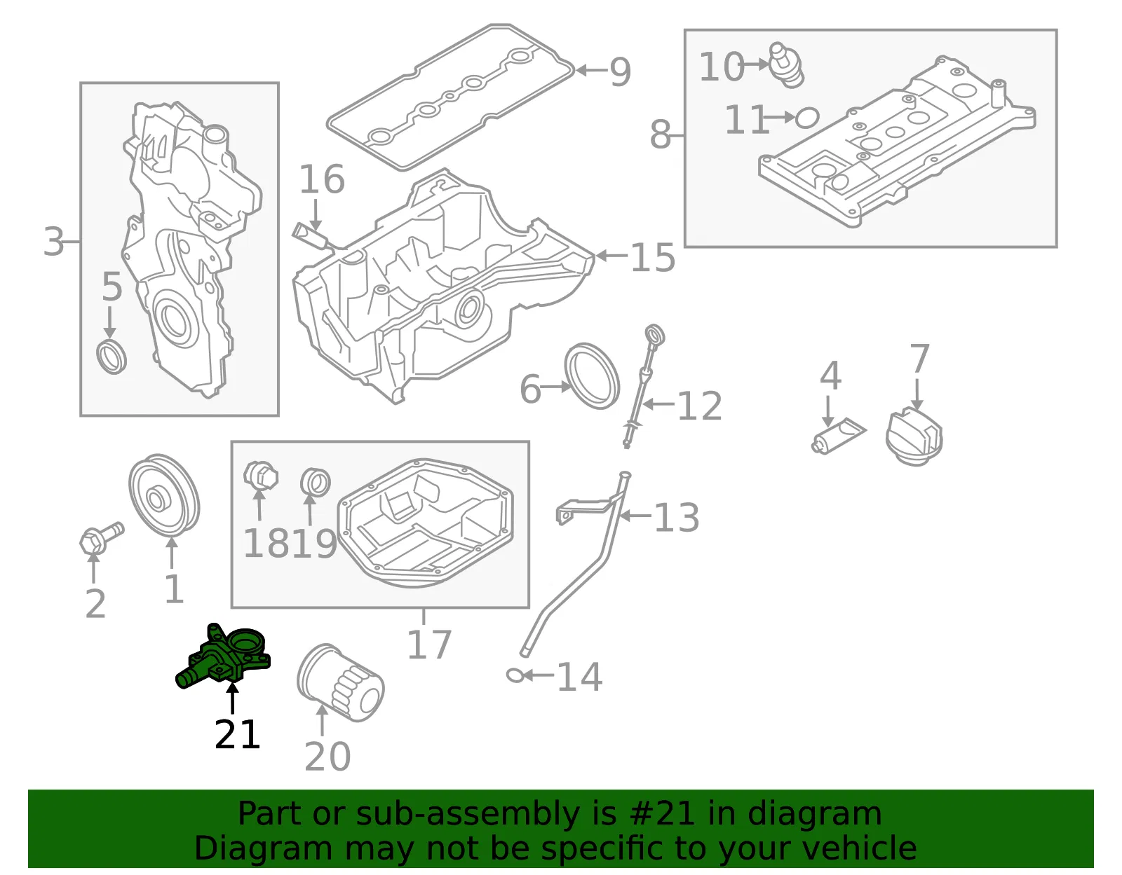 Oil Pump - Nissan (15010-EM30B) - view 2
