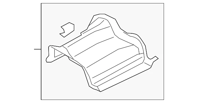 Tank Shield - Nissan (17285-JY00A)