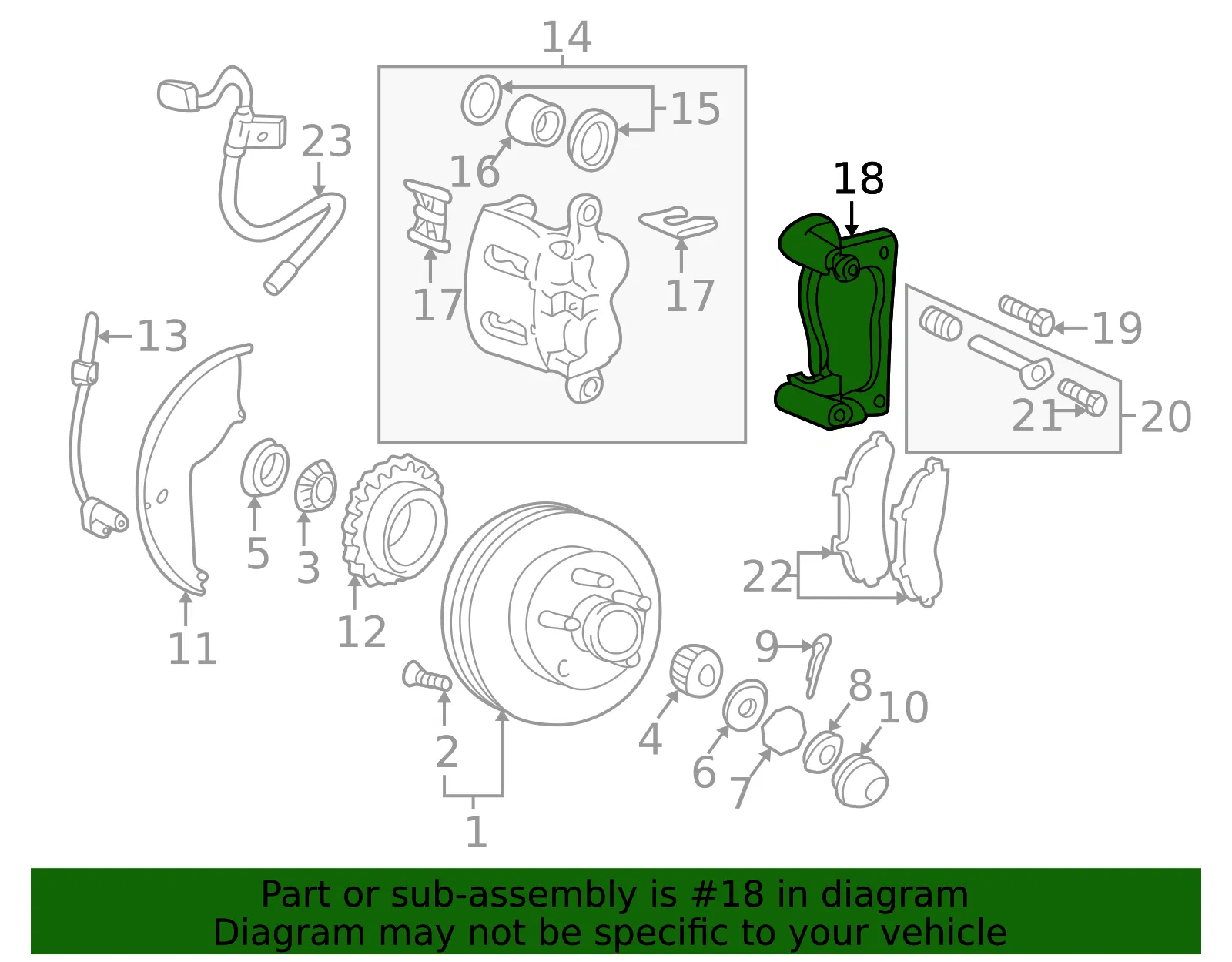 Support Mounting - MAZDA (1F6033280) - view 2