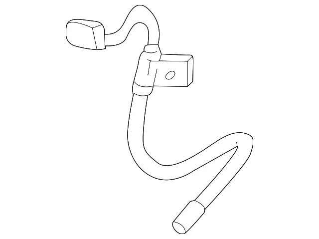 Hose L Flexible Frt - Driver's Side (LH) - Mazda (ZZP0-43-990)