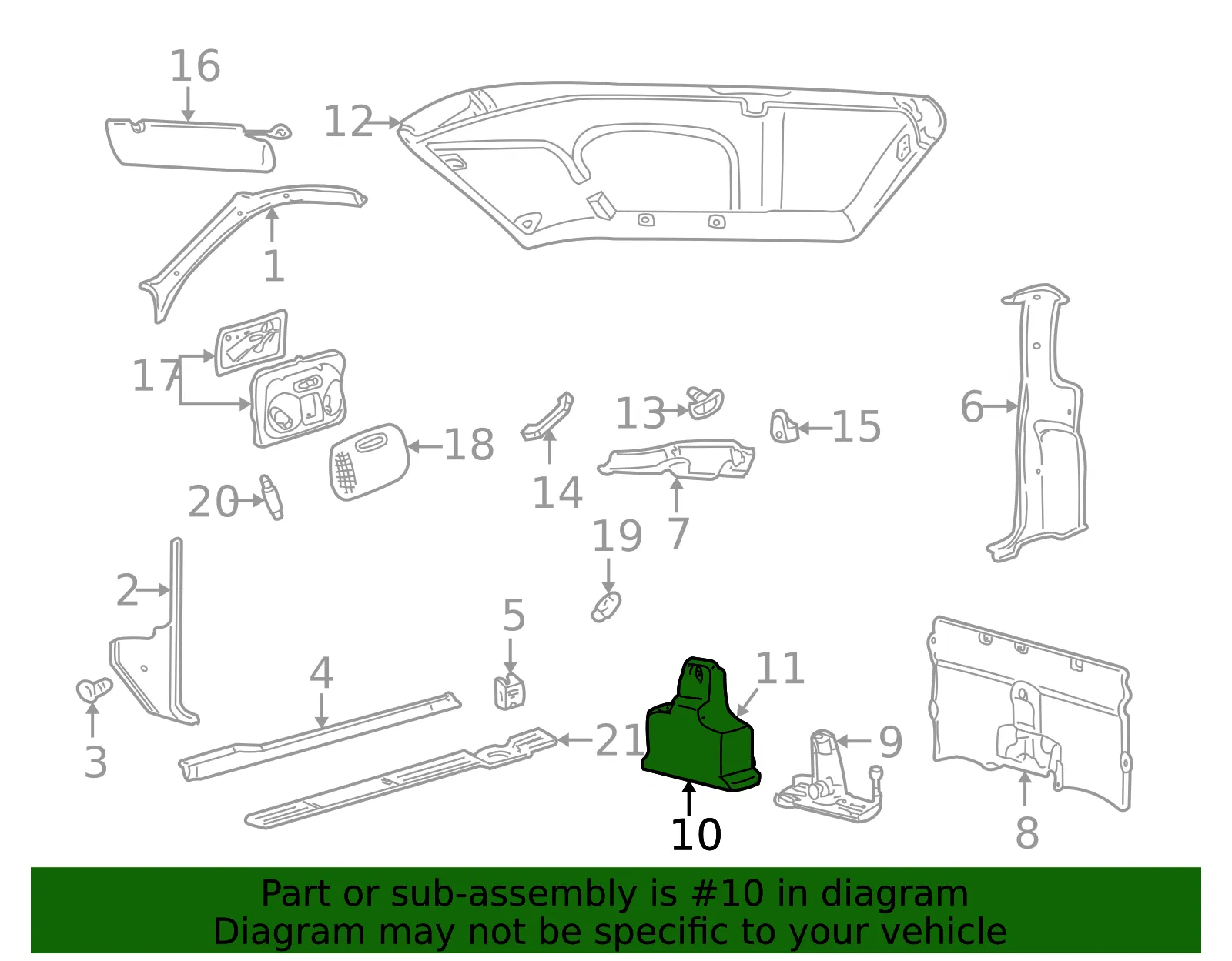 Cover Jack - MAZDA (1F706863130) - view 2