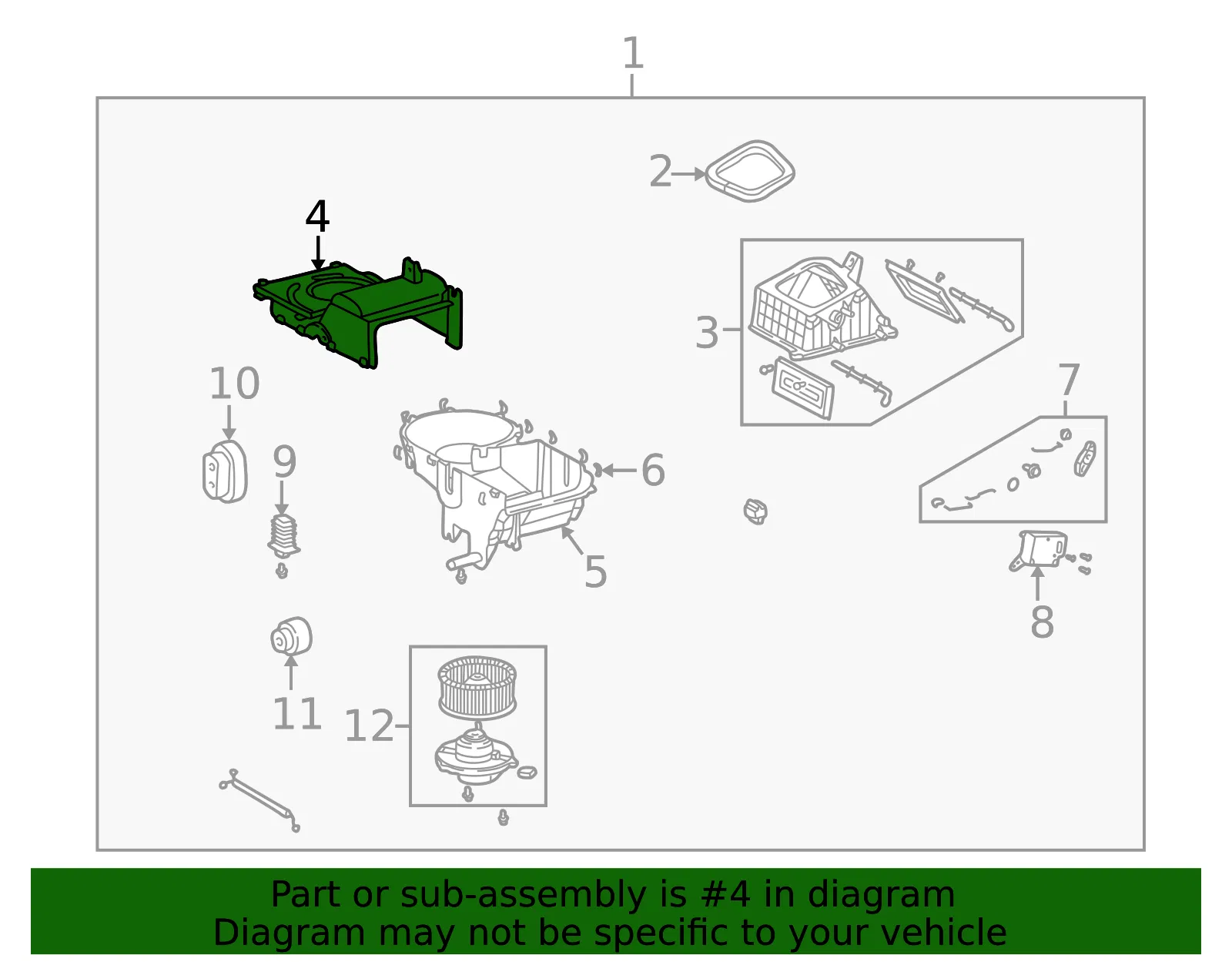 Case Assembly - Kia (1K2A1-61J02) - view 2