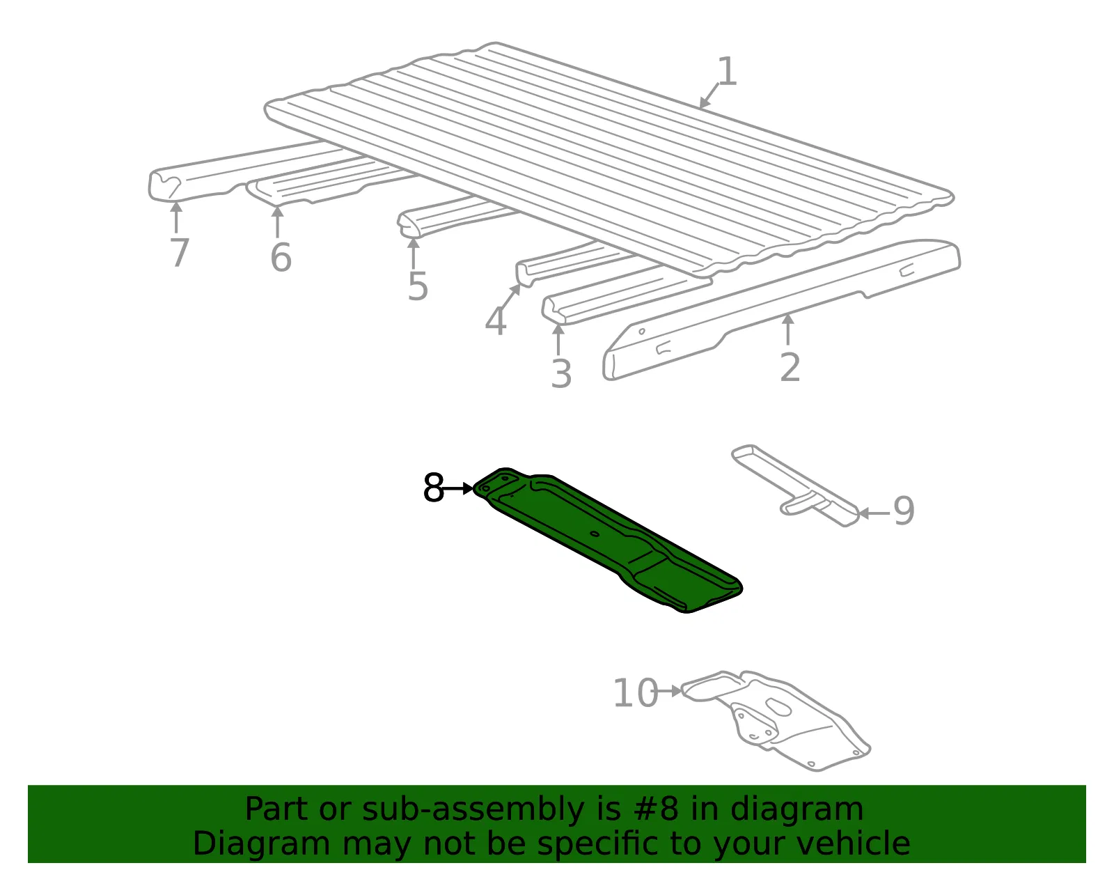 Truck Bed Floor Heat Shield - Mazda (1f6053666a) - view 2