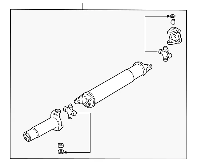Shaft Propeller - MAZDA (1F7125100A)
