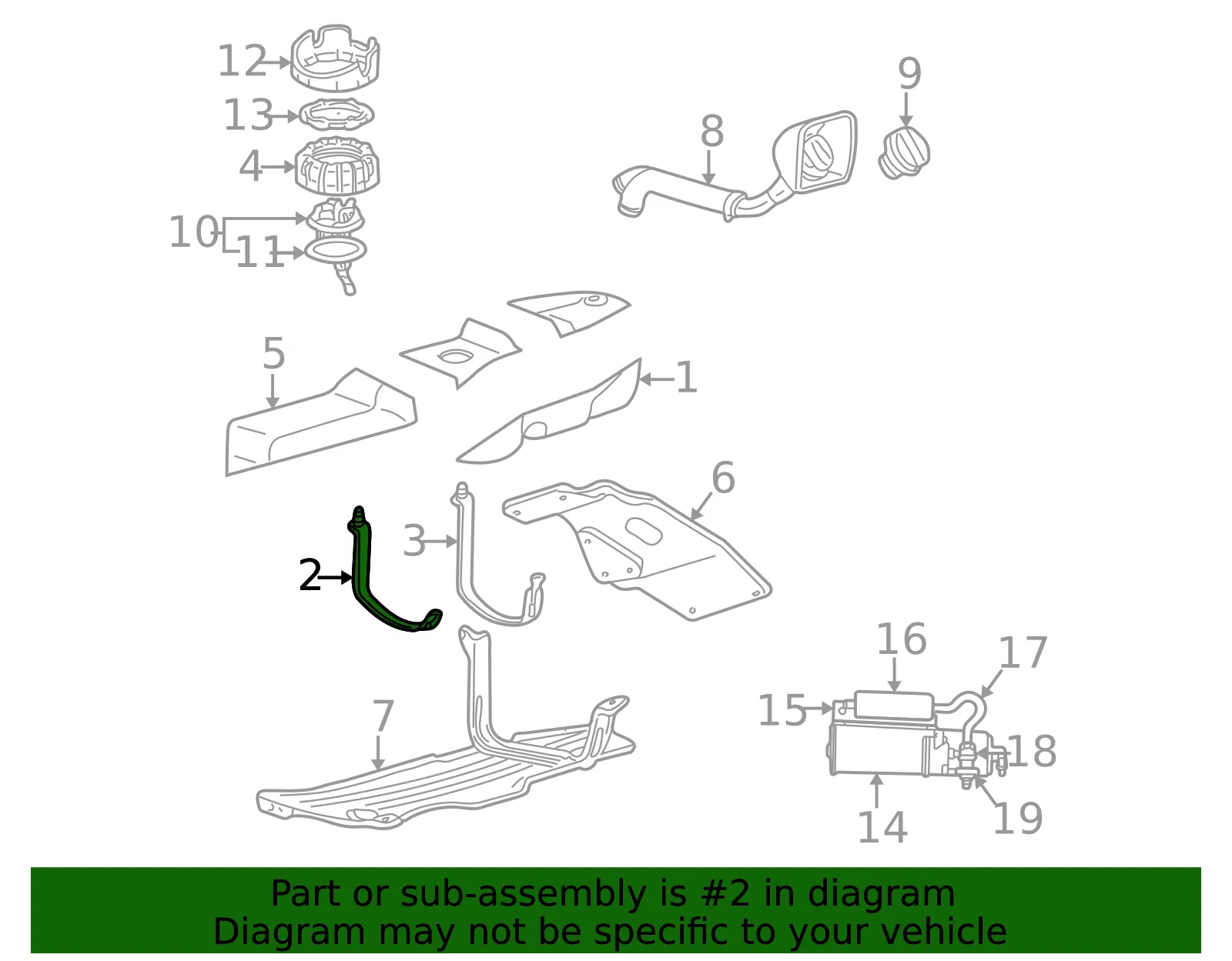 Front Support - Mazda (1f7142750) - view 2