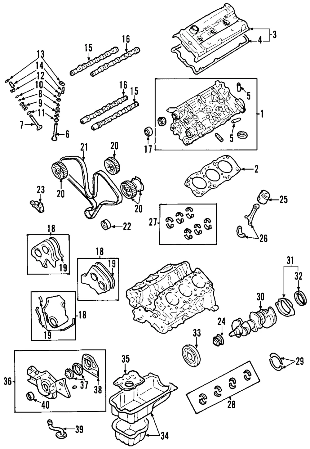 Rear Cover - Kia (21313-39000)
