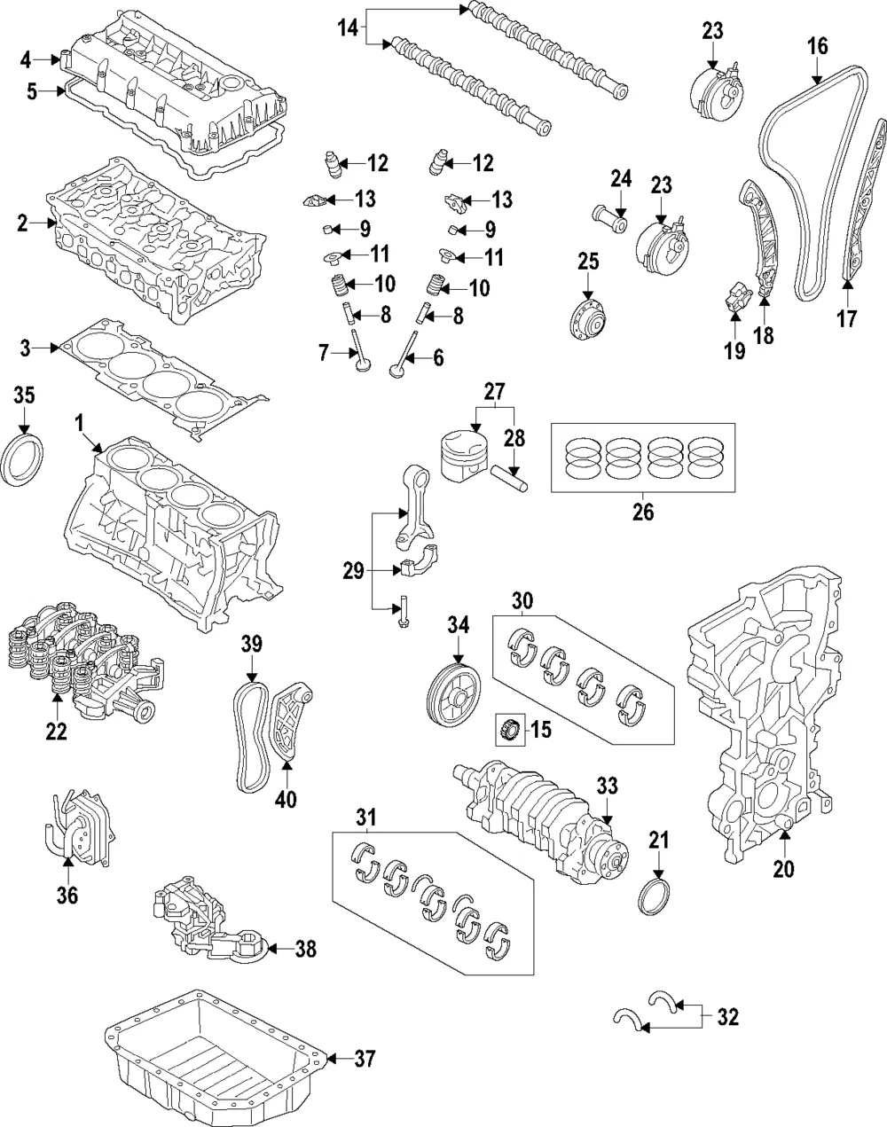 Oil Pump - Kia (21310-2T020)