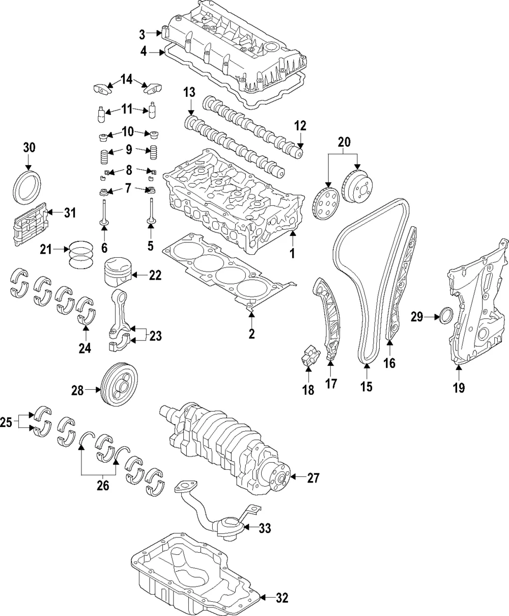 Head Gasket - Kia (22311-2E270)