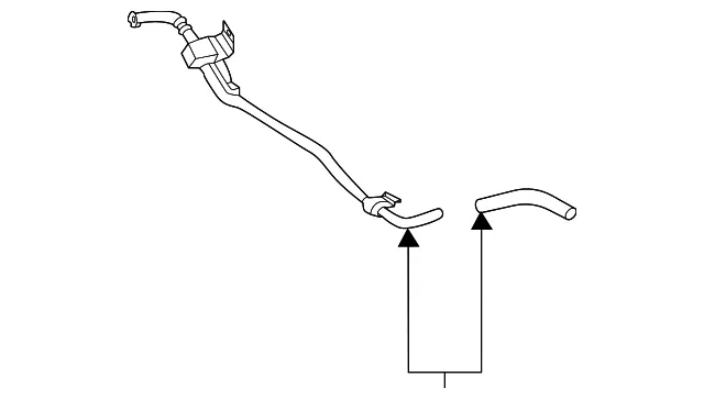 Drive Motor Inverter Coolant Line - Nissan (21511-5MR1A)