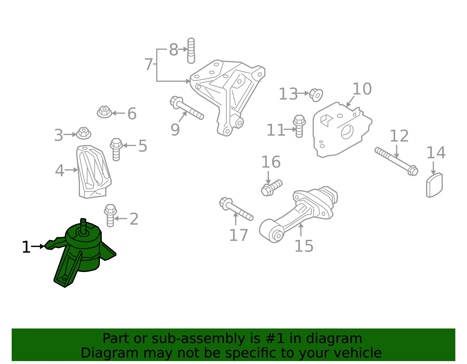 Front Mount - Kia (21810-D4120) - view 2