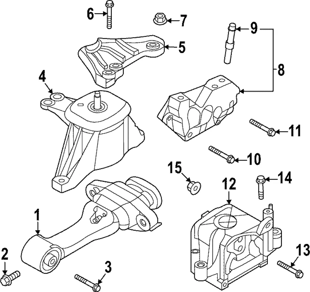 Trans Mount - Kia (21830-N9660)