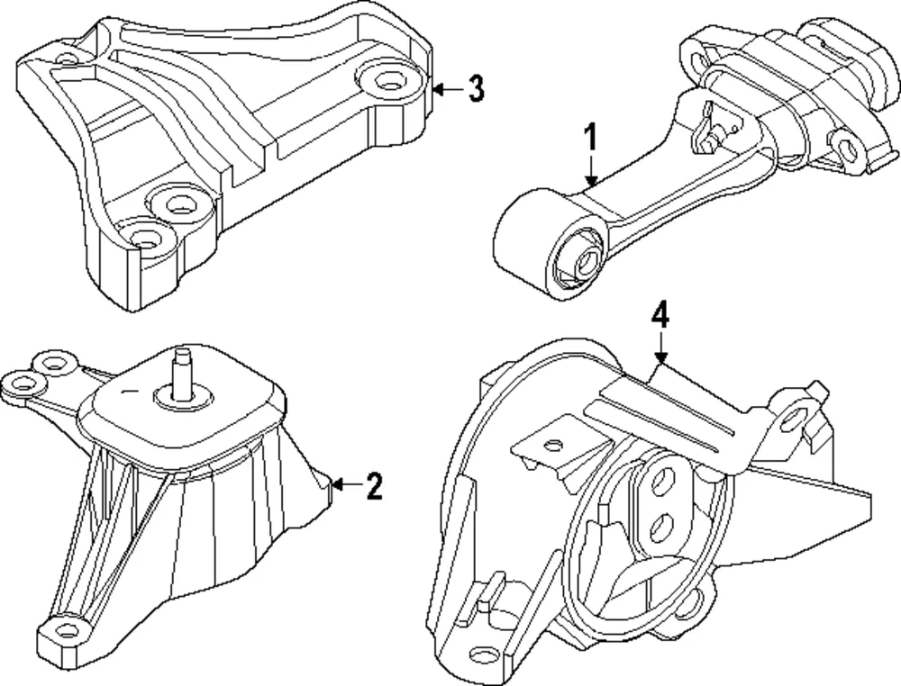 Trans Mount - Kia (21830-ES100)