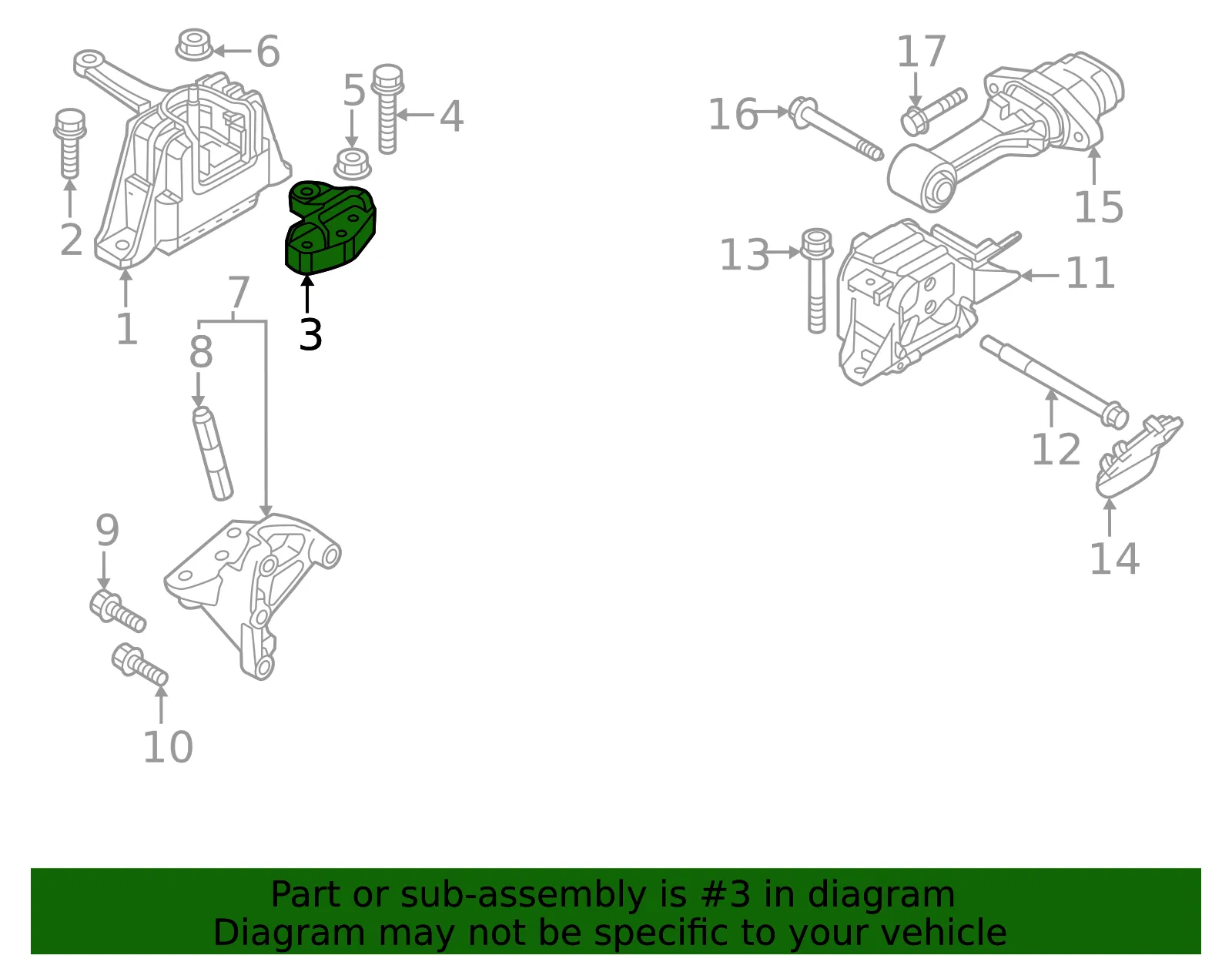 Mount Bracket - Kia (21825-BY000) - view 2