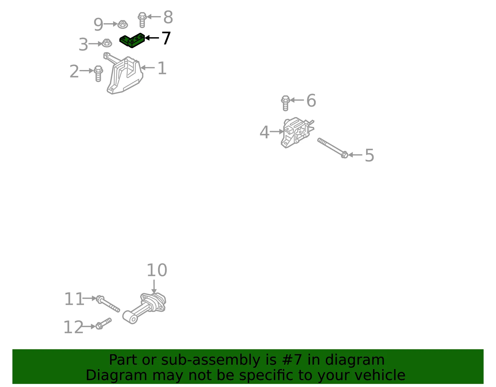 Support Bracket - Kia (21825-K0000) - view 2