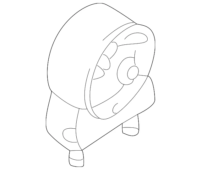 Lower Mount - Kia (0K30F-39050A)