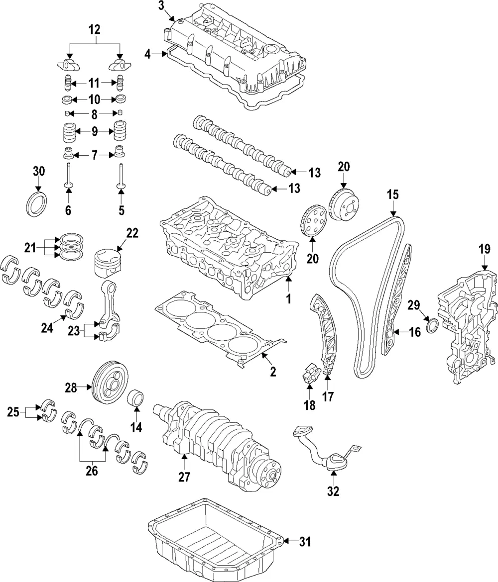 Tensioner - Kia (24410-03HA0)