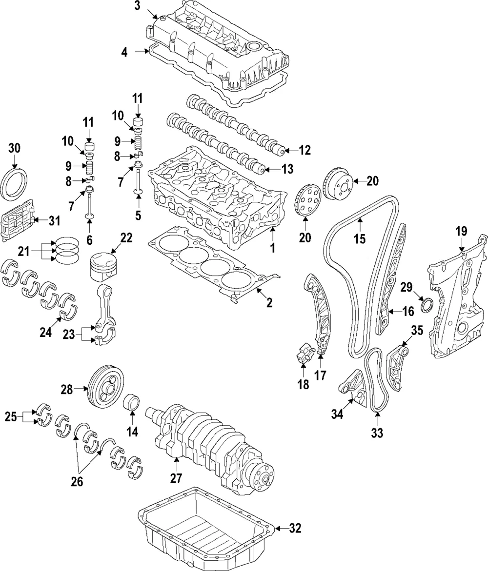 Tensioner Arm - Kia (24460-25001)