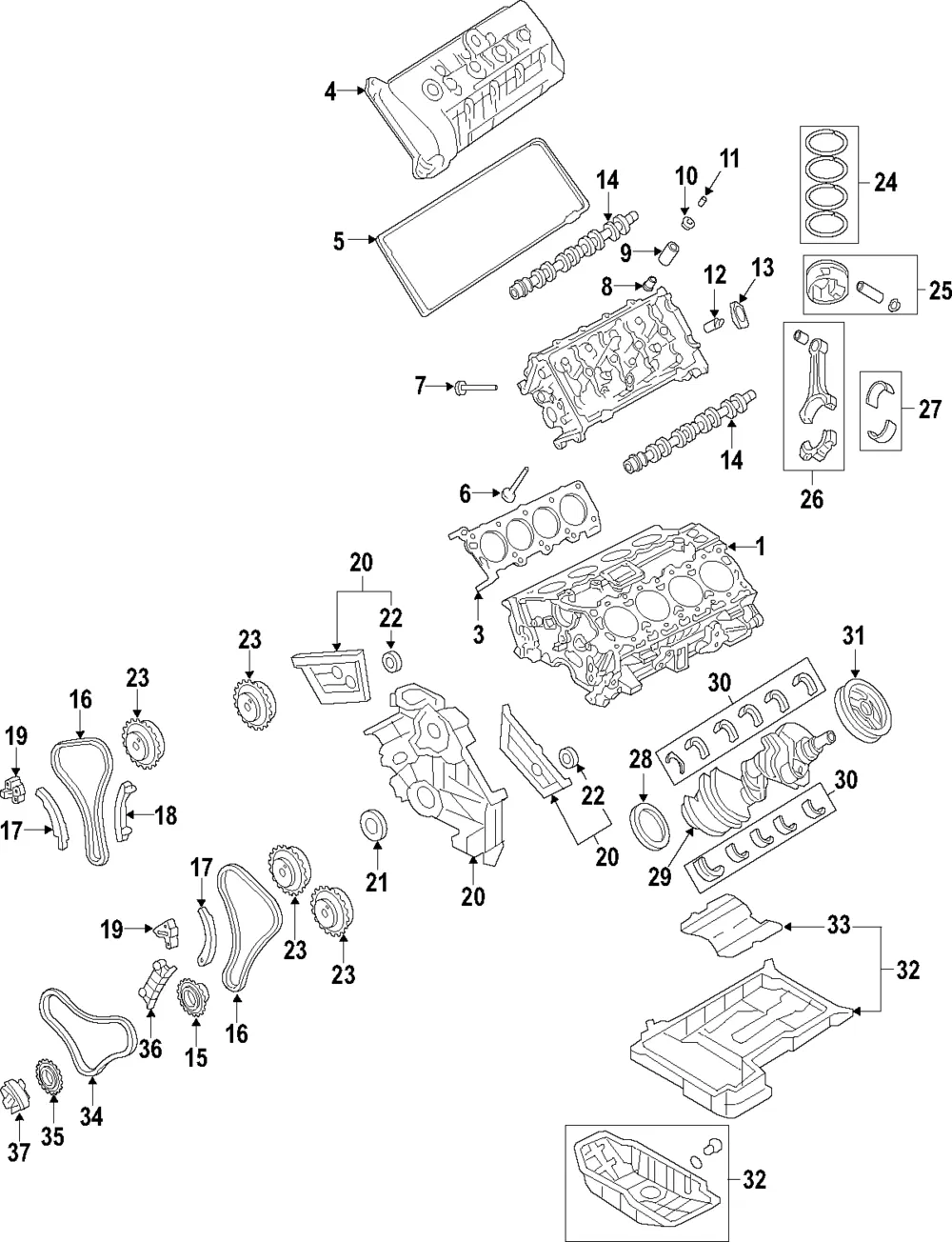 Tensioner - Passenger Side (RH) - Kia (24410-3F311)