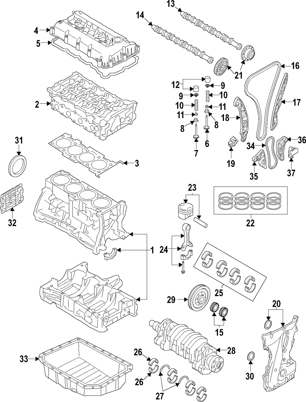Bearing - Kia (23060-2G500)