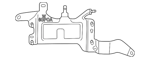 Control Unit Bracket - Nissan (23714-6GP0A)