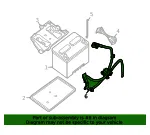 Negative Cable - Nissan (24080-JA00A) - view 6
