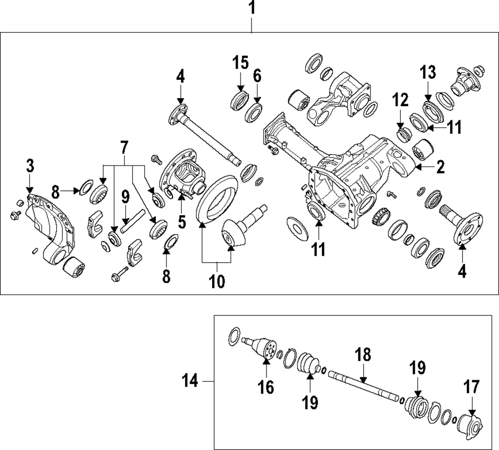Gear Kit - Nissan (38423-8S11A)