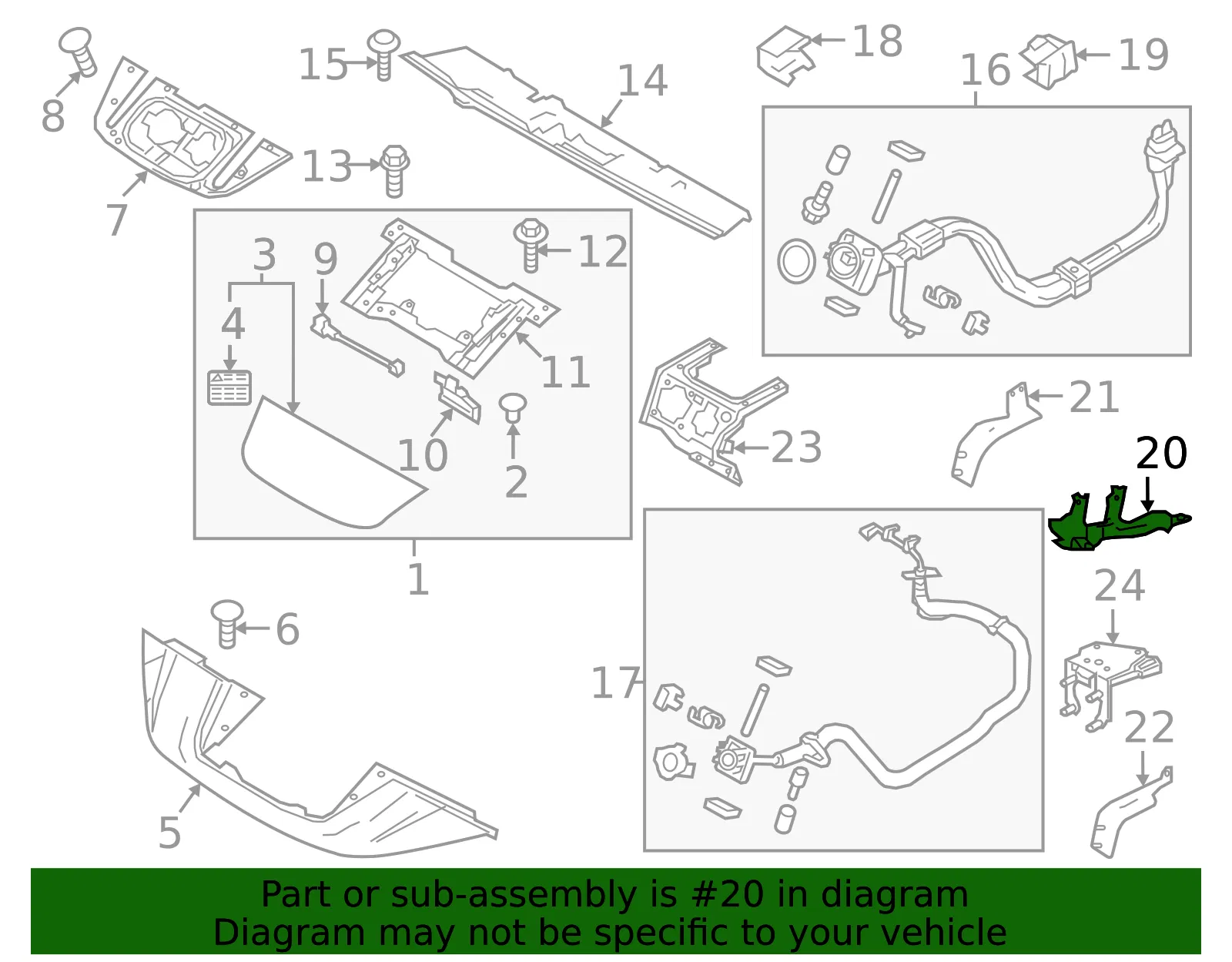 Mount Bracket - Nissan (24138-5SA0A) - view 2