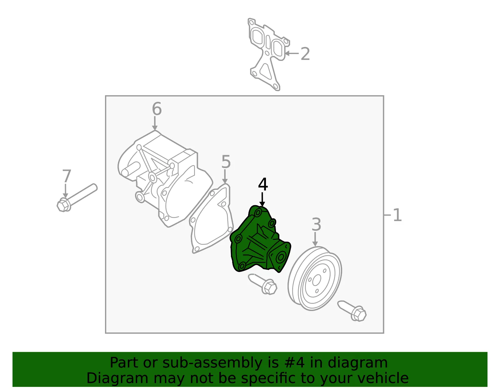 Pump - Kia (25110-2G600) - view 2