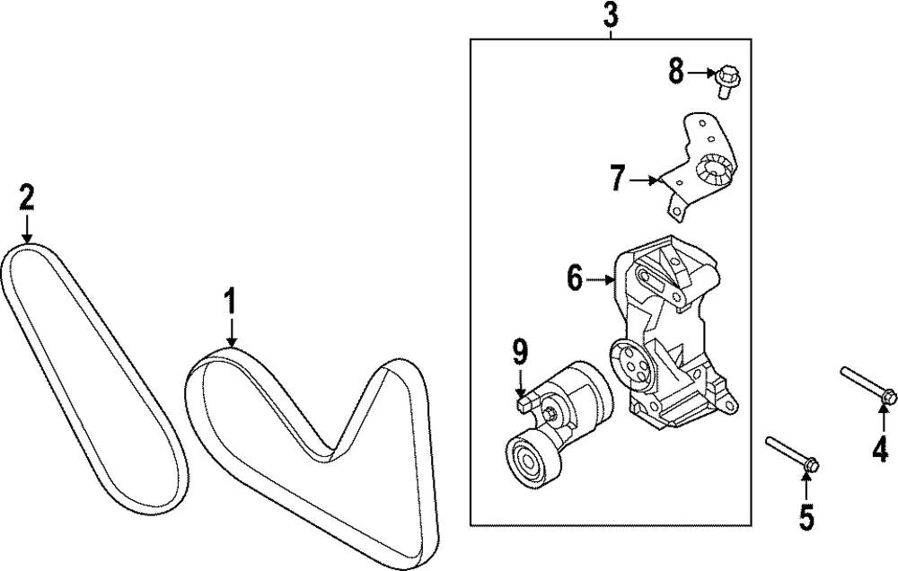 Tensioner Assembly - Kia (25280-2T001)