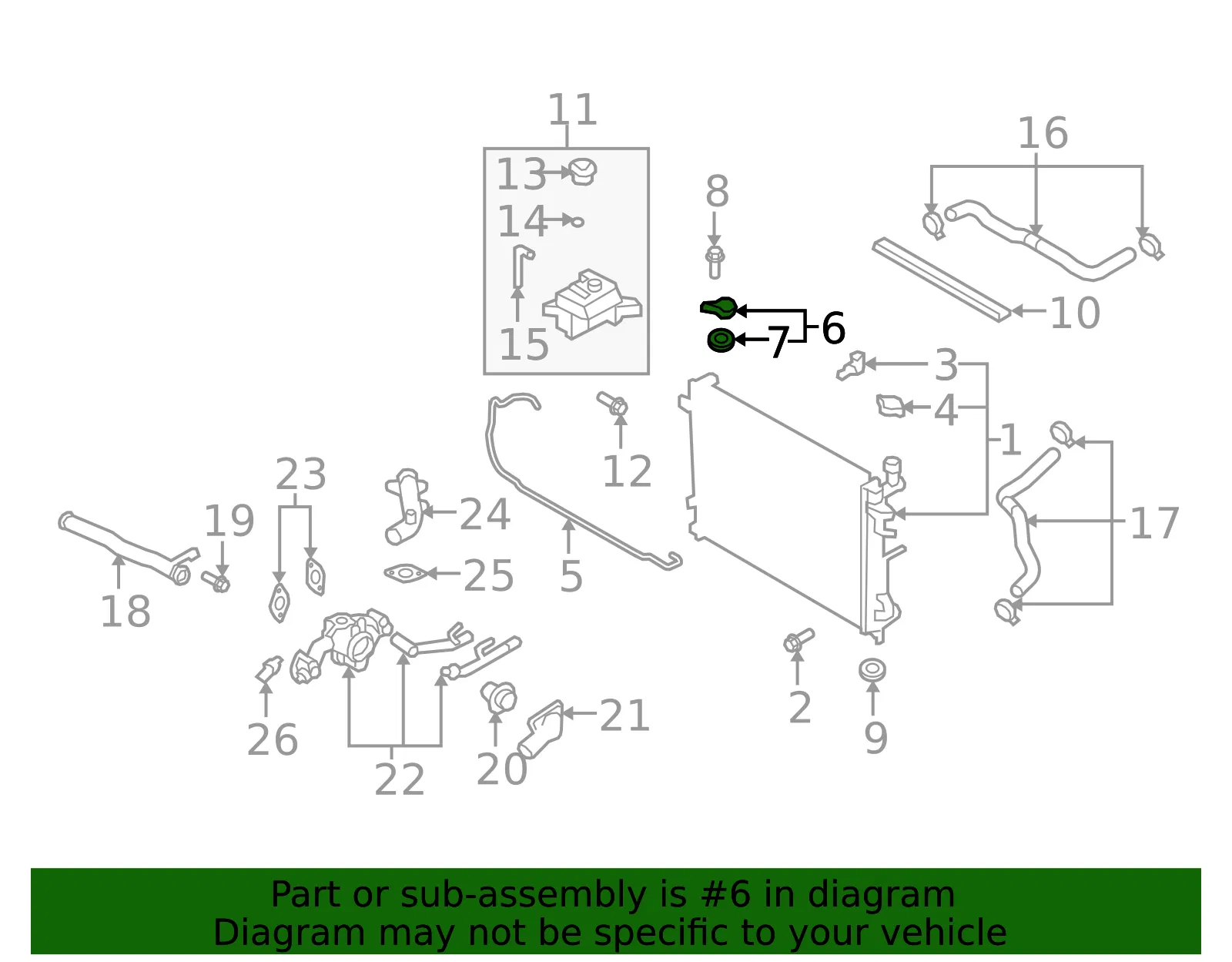 Support Bracket - Kia (25333-1D100) - view 2