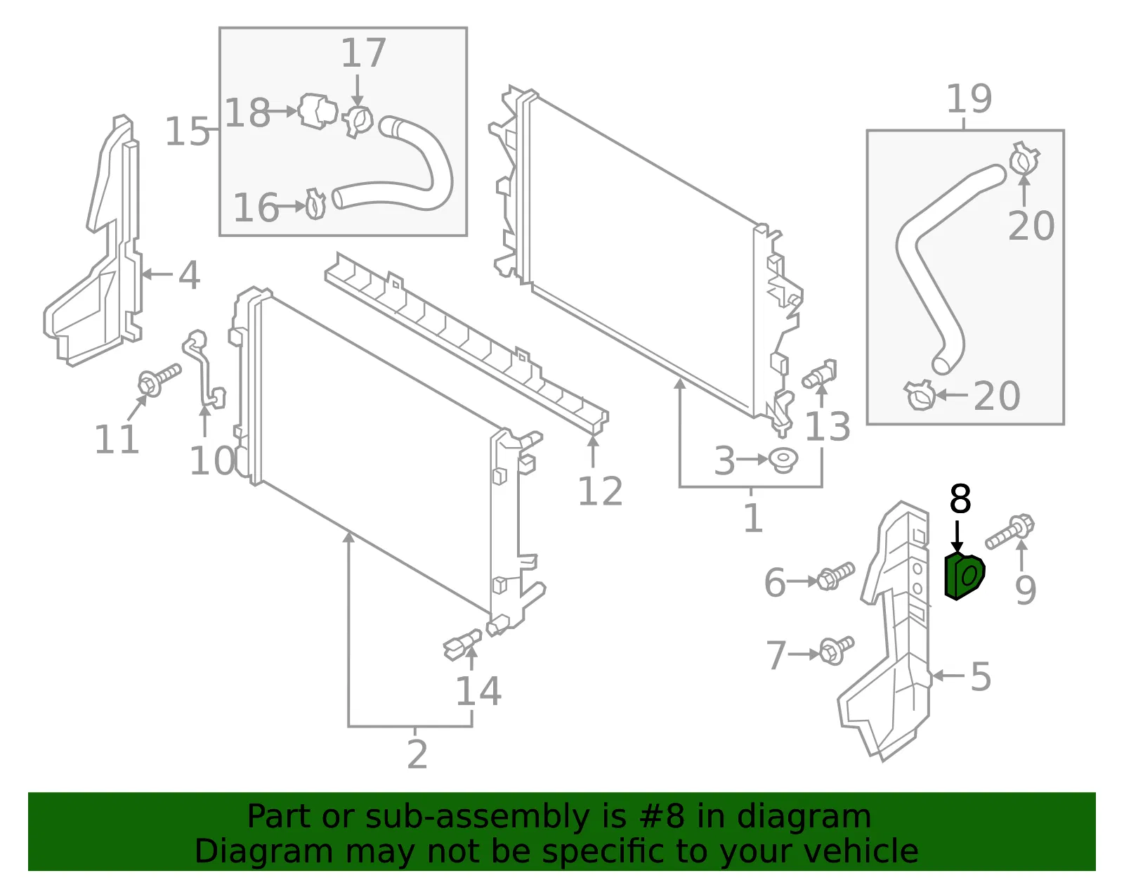Bracket - Kia (25333-F2000) - view 2