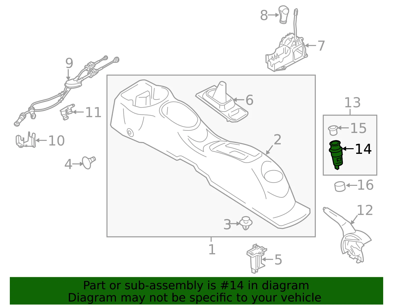 12 Volt Accessory Power Outlet Housing - Nissan (25336-2Y90B) - view 3