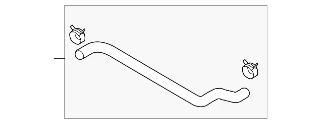 Upper Hose - Kia (25411-3W000)