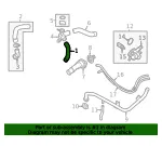 Upper Hose - Kia (25411-A2000) - view 4