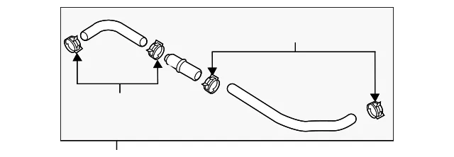 Upper Hose - Kia (25414-C5500)