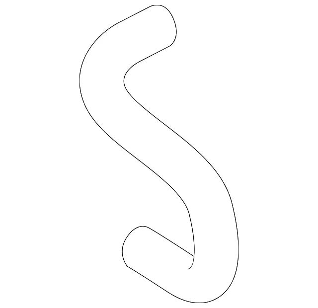 Upper Hose - Kia (25414-E4100)