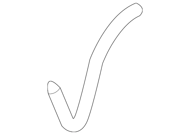 Oil Cooler Tube - Kia (25425-3R200)