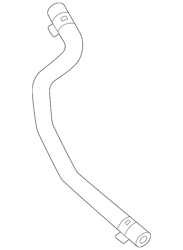Lower Hose - Kia (25415-R0300)