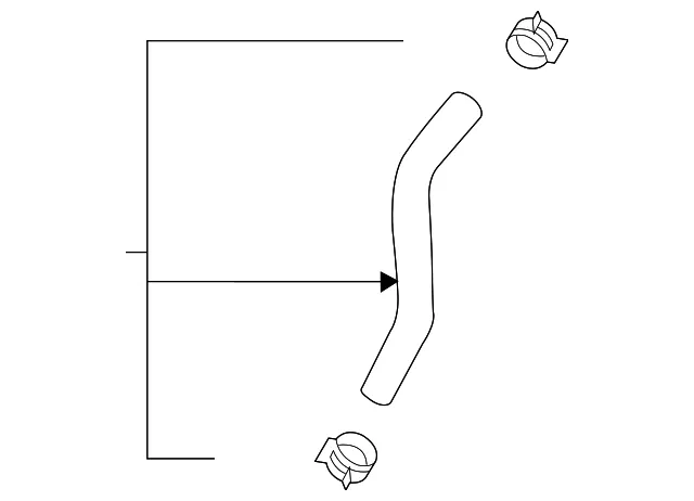 Upper Hose - Kia (25420-E6000)